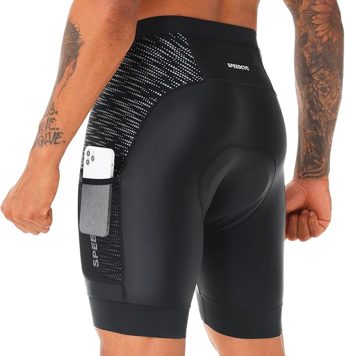 Men’s Bike Shorts 4D Padded Cycling Bicycle Road Biking Mountain Riding UPF 50+ Cycle Shorts