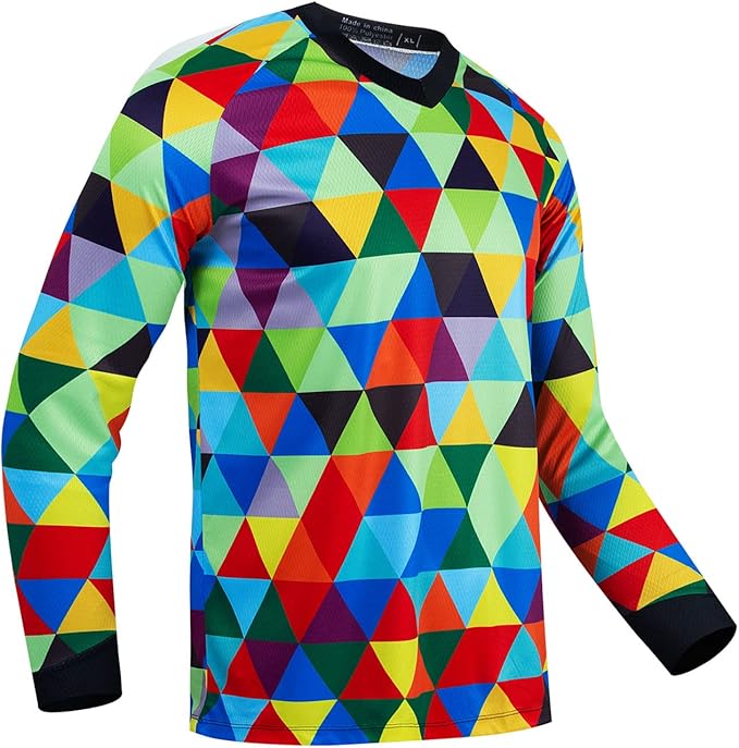 Cycling Jersey Long Sleeve Men's Mountain Bike Motocross Jersey Long Sleeve MTB T-Shirt