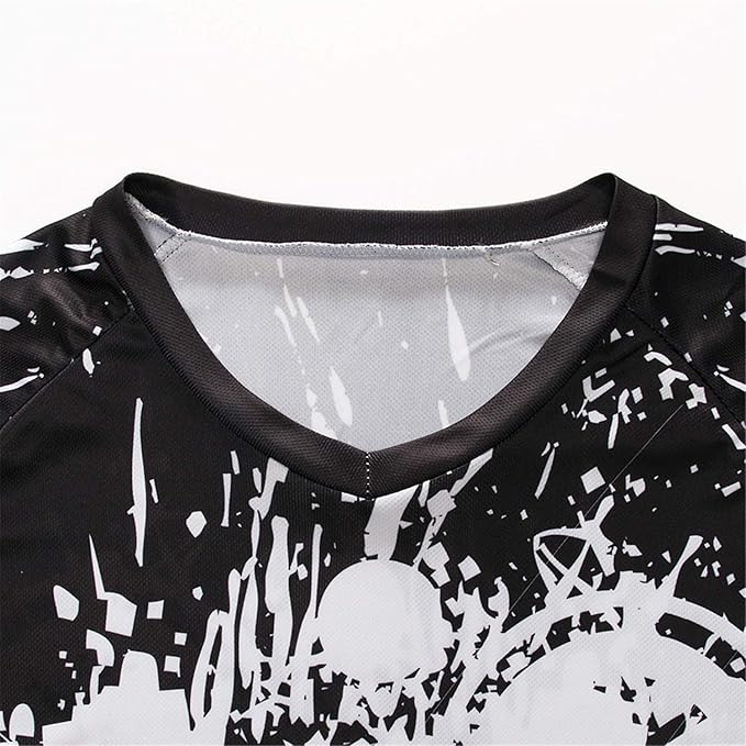 PSPORT Men's Motocross Jersey Long Sleeve Motocross Shirt Men Mountain Dirt Bike Jersey Downhill Riding Racing Clothing Tops