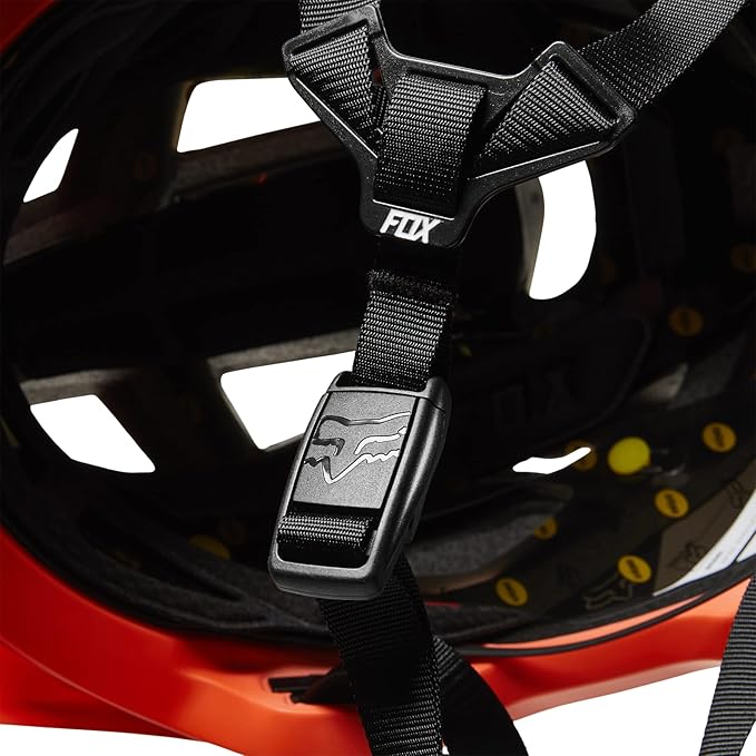 Fox Racing Speedframe Pro Mountain Bike Helmet, DVIDE Flo Orange, Small