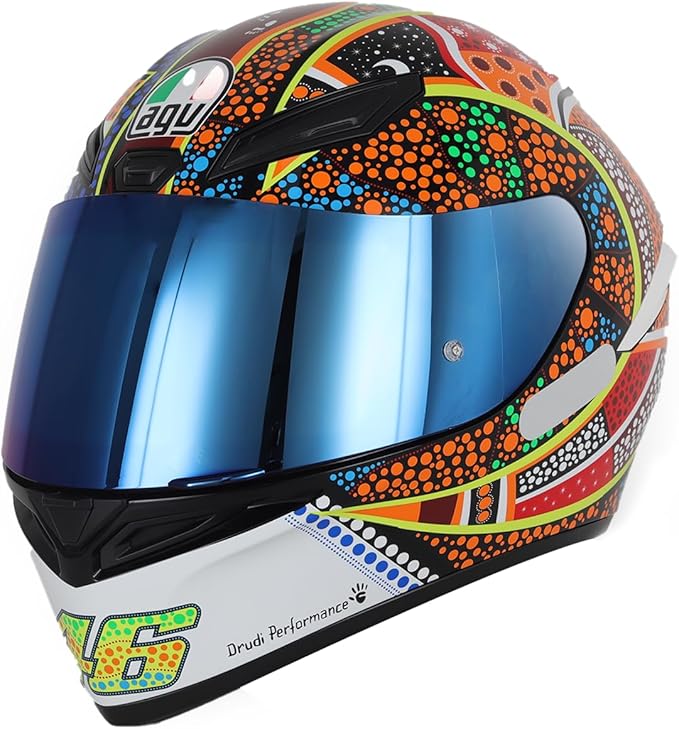 Soman K1 Helmet Visor Replacements, K1S Tinted Helmet Visor Compatible with K1 K1S K3SV K5 K5S UV Protection (Blue)