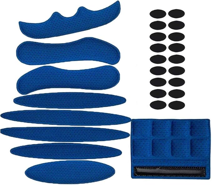 Helmet Padding Kit, Bicycle Replacement Universal Foam Pads Set for Bike Motorcycle Cycling Helmet