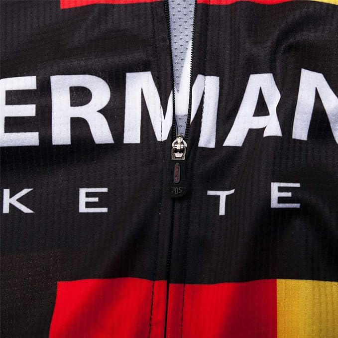 Men's Cycling Jerseys Tops Biking Shirts Short Sleeve Full Zipper Bike Clothing