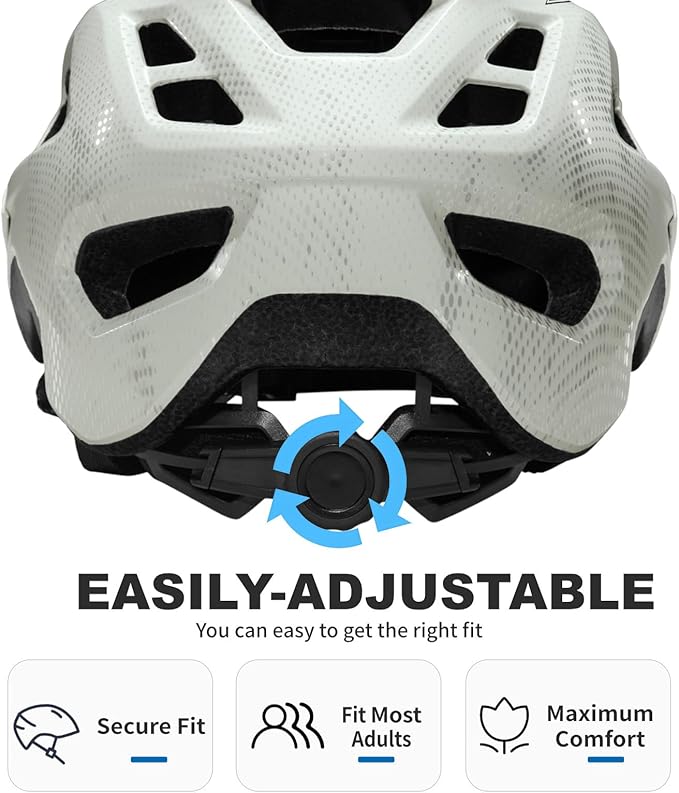 BATFOX NTA 8776 E-Bike & Mountain Bike Helmet for Adults Youth, E-MTB Cycling Helmet for Men Women (52-60CM)