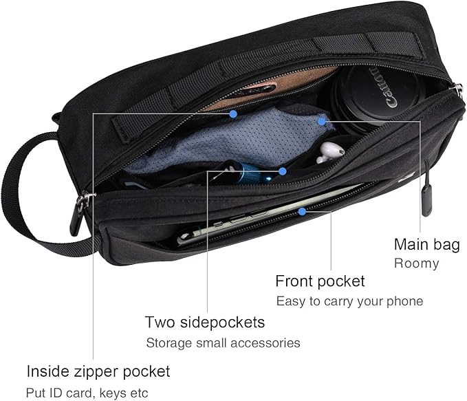 Rhinowalk Multifunction Bike Handlebar Bag Front Bag 3L Bicycle Frame Bag Waterproof Shoulder Bag Handbag Waist Bag