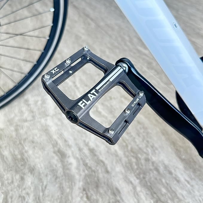 UPANBIKE Mountain Bike Bearing Pedals 9/16'' Spindle Aluminum Alloy Flat Platform for BMX MTB Road Bicycle