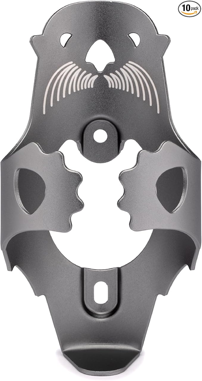 Portland Design Works Water Bottle Cage - Lightweight Water Bottle Holder for Bikes, Otter Cage, Gray