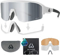 Wildhorn Radke MTB Cycling Glasses, UV400 Sports Ski Running Sunglasses for Women & Men, Baseball Glasses w/3 Swap Lenses