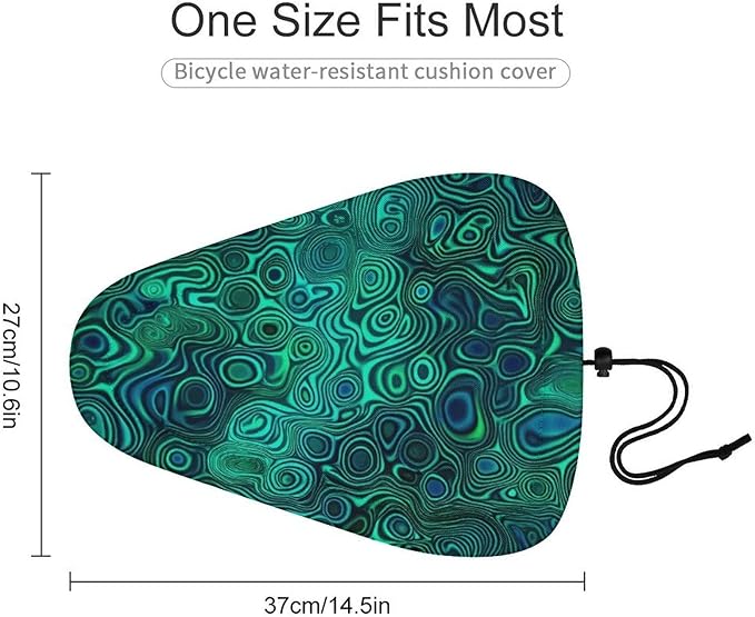 Adjustable Exercise Bike Seat Cover, Soft Cushion Indoor Outdoor Dust Resistant Protection