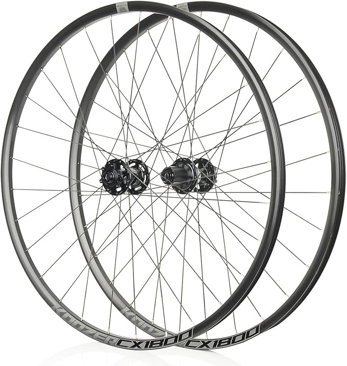 Road Wheelset, HG/XD/MS 700C Alloy Road Bicycle Wheelset, Quick Release/Thru Axle Disc Brake Bicycle Wheels for Adult Bikes