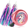 Kids Bike Bell with 2 Pcs Bike Streamers for Girls, Cute Children's Bicycle Accessories