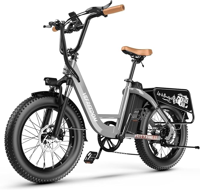 EUY 1500W Peak Electric Bike for Adults, 48V 20Ah Removable Battery Max Range 80Miles & 30MPH Electric Bicycle, 20''×4.0" Fat Tire Ebike,Fast Cargo Ebikes,Commute Mountain E-Bike UL Certified