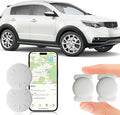 Car GPS Tracking Device for Vehicles,Cars etc,2PCS Real Time GPS Tracker for Vehicles Work with Find My (iOS Only),Mini Hidden Car Tracker with Magnetic Waterproof Case,No Monthly Fee(White)