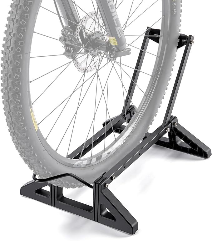 Super B Bike Floor Stand Rack- Indoor Bike Stand for Garage/Home - Bike Storage Bicycle Parking Rack Fit 20”-29” Mountain Road Bikes E-Bike / Fat Bike (TB-1957)
