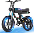 Electric Bike for Adults,2500W Peak Motor, 100 Miles, 48V 23AH Battery Electric Dirt Bike, 33MPH, NFC/Password Unlock, 7-Speed, Dual Suspension 20" Fat tire Ebikes for Adults