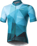BERGRISAR Cycling Jersey Mens Bike Shirts Short Sleeve Bicycle Biking Clothes with Pockets Reflective