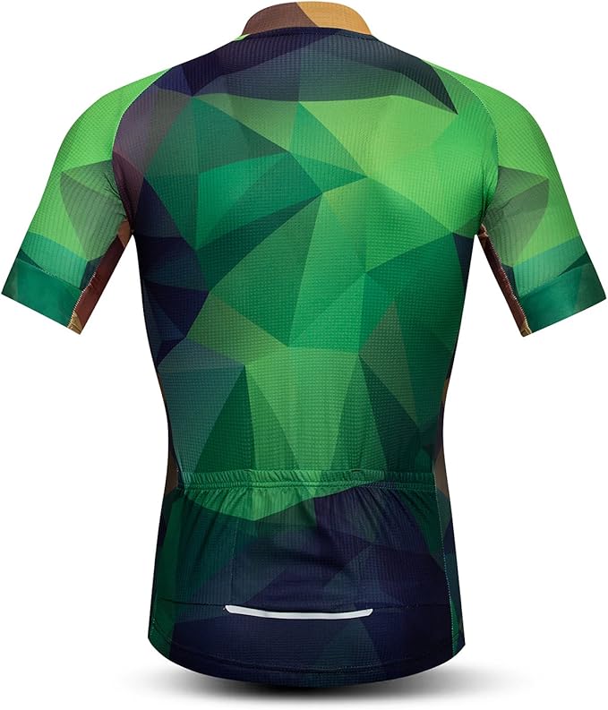 Hotlion Summer Cycling Jersey Men Mountain Bike Jersey Quick Dry Bicycle Shirt Short Sleeve Cycling Clothing