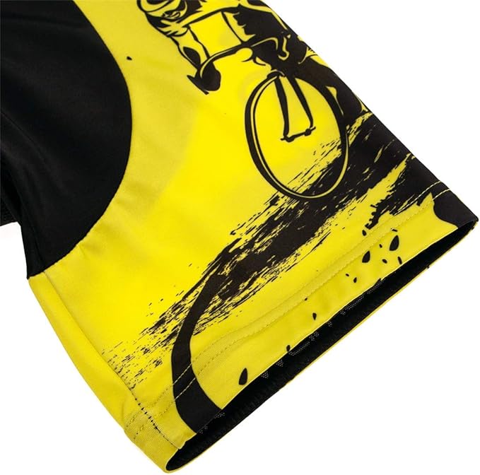 Sportswear Cycling Jerseys Short Sleeve Bike Clothing Bike top Men MTB Jersey Breathable Summer Black