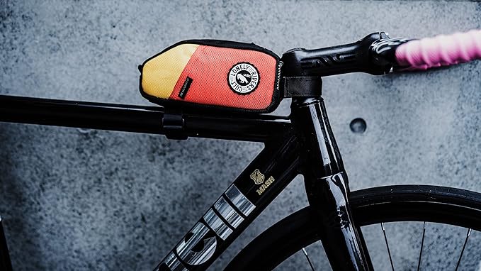 ULAC NOMADPAK: TREKKING Top Tube Bag (Orange-Yellow, 0.9L)