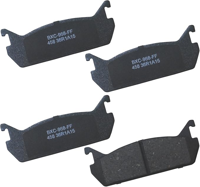 Bendix Premium SBC458 Ceramic Rear Brake Pads for Ford Escort 1996-1991, Mazda 323 1991-1990, Miata 1993-1990, Protege 1994-1990, Mercury Tracer 1996-1991