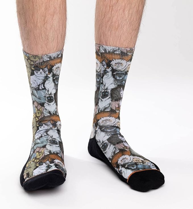 Good Luck Sock Novelty Crew Socks for Adults - For Men, Women and Teens