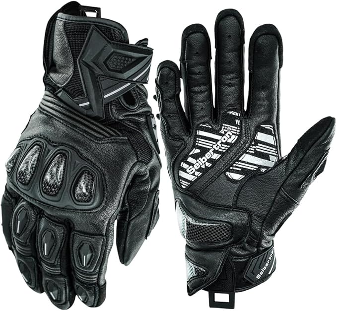 Seibertron SPS Series Touchscreen Motorcycle Motocross BMX ATV MTB Bicycle Cycling Full or Half Finger Gloves Adult and Youth