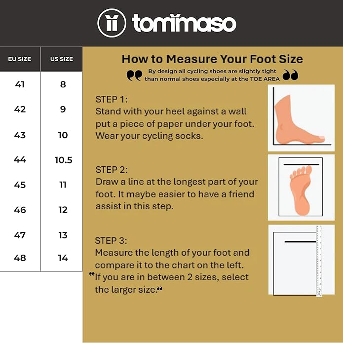 Tommaso Mens Cycling Shoes – SPD Compatible Outdoor, MTB, Gravel & Mountain Bike Shoes – Walkable Design – Cleats Not Included