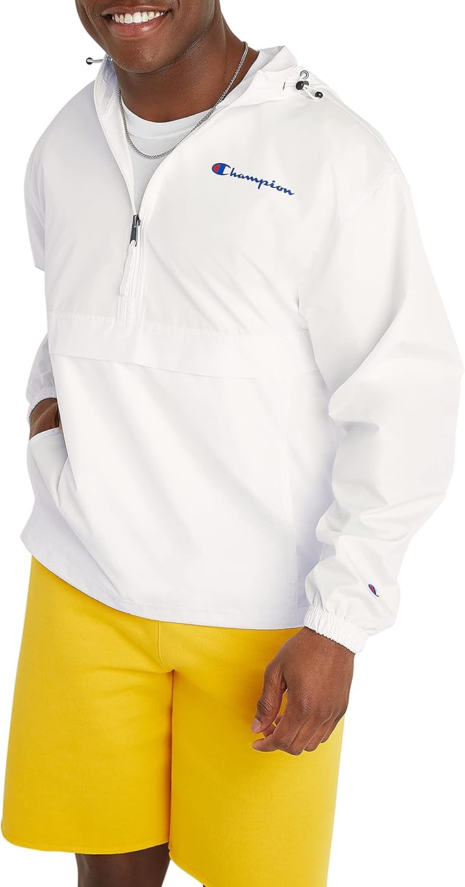 Champion Men's Jacket, Stadium Full-zip Jacket, Wind Resistant, Water Resistant Jacket for Men