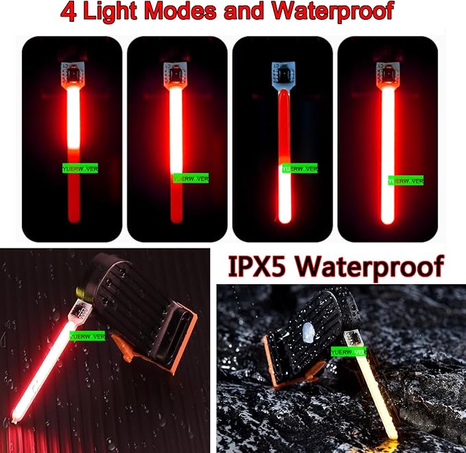 Bike Tail Light LED Rechargeable Rear Bicycle Light for Night Riding Cycling Bright Back Mountain Bike Ebike Accessories Waterproof Safety Warning Light for Adult Kids