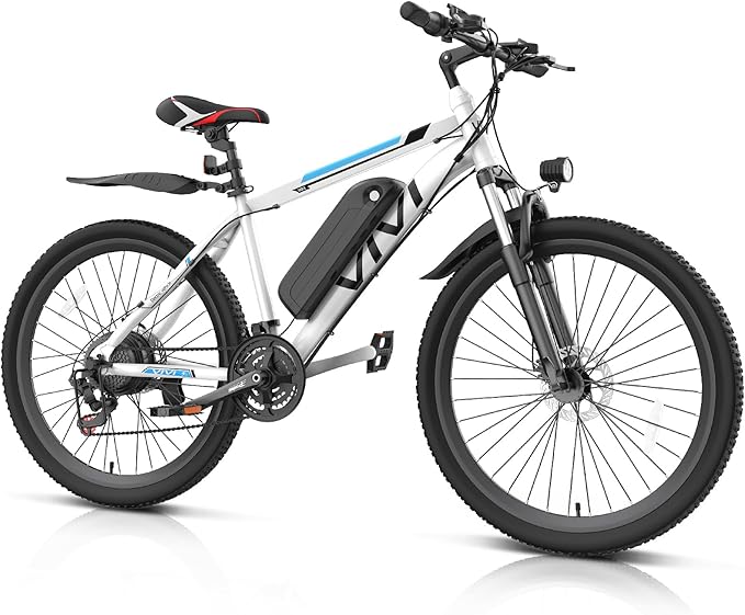 Vivi Electric Bike for Adults, Peak 1000W Ebike 26" Electric Mountain Bike, 22MPH Adult Electric Bicycles Commuter Ebike with 48V Battery, Up to 50 Miles, 21 Speed, SGS Certified to UL2849
