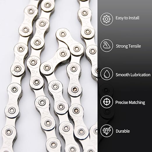 10 Speed Bike Chain, Bike Chain for Road Mountain Racing Cycling