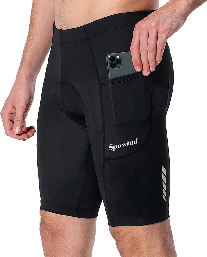 Men's Cycling Shorts Padded Biking Cycle Clothes Bike Riding Pants Bicycle Mountain Bike Tights UPF 50+