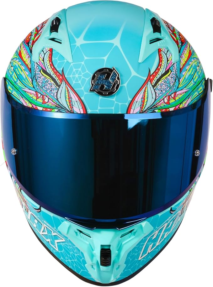 HAX Obsidian Pro Full Face Dual Visor Adult Motorcycle Helmet for Motorbike Street Bike with Pinlock Ready DOT Approved Slyer Aqa XL