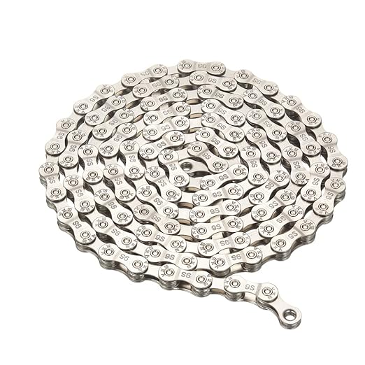 Bike Chain 1/2" x 11/128" 116 Links 9 Speed Bicycle Chain,Bike Chains MTN BTX MTB Mountain Bike Road,9-Speed Chain