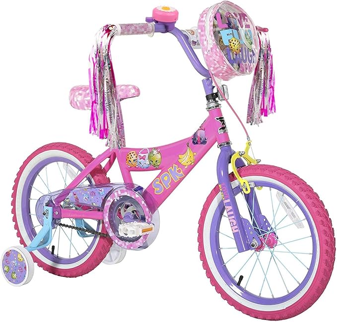 U-LIAN Kids Streamers and Bike Bell for Girls-1 Pack Flower Bicycle Bell with 2 Pack Handlebar Streamers Scooter Tassels for Children's Bike Accessories