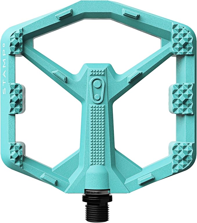 Crankbrothers Stamp Flat MTB Pedals - Size-Specific, Lightweight, Versatile, Durable Bike Pedals