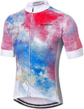 Weimostar Men's Cycling Jersey Men Mountain Bike Jerseys Short Sleeve Tops S-5XL
