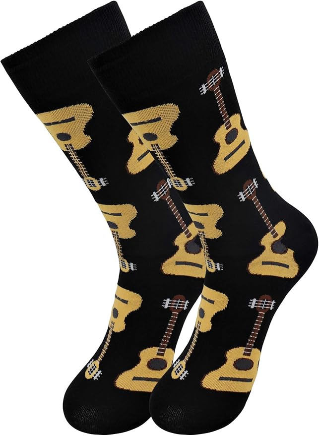 Real Sic Fun Socks for Men and Women - Cozy Cotton Dress Socks with Colorful Designs - Cool, Casual, Wacky Patterned