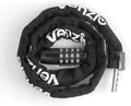 Venzio 4-Digit Combination Bike Chain Lock, Keyless 4mm x 900mm (3FT) Anti-Theft Security Lock for Bicycle, E-Bike, Scooter, Fence, Gate, Door, with Zinc Alloy Core & Fabric Sleeve