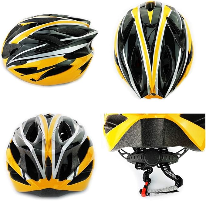 UPANBIKE Adult Bike Helmet - One-Piece Adjustable Safety Protection for Mountain & Road Bikes