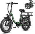 Heybike Ranger 2.0 Foldable Electric Bike for Adults, 20"×4 Fat Tire Ebike with 1400W Peak Motor, 28 MPH Max Speed, 600Wh Removable Battery, Up to 65 Miles Range, Front Suspension Step-Thru E Bike