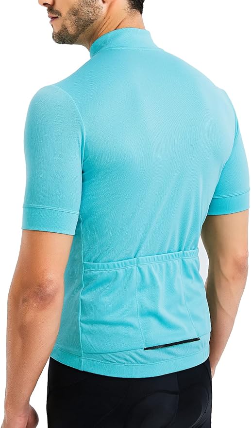 CATENA Men's Cycling Jersey Short Sleeve Shirt Running Top Moisture Wicking Workout Sports T-Shirt
