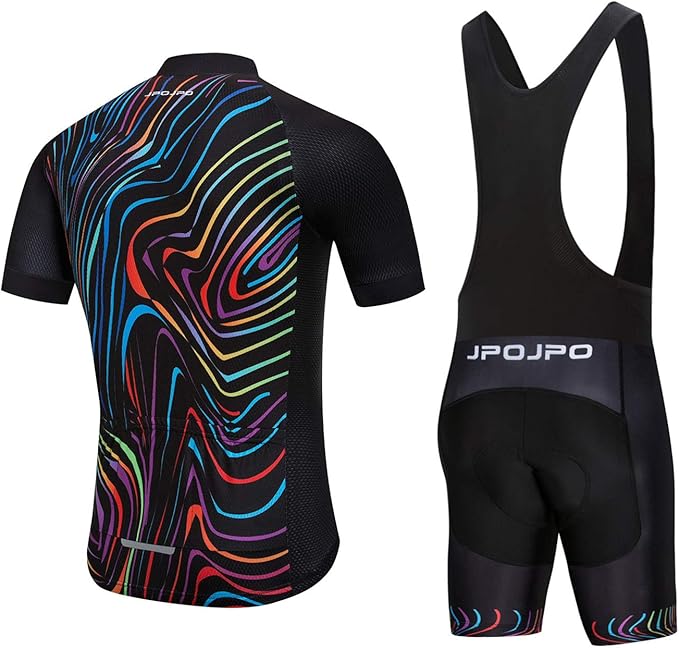Hotlion Men's Cycling Jersey Set Summer Cycling Clothing Suit Pro Team Bike Clothes Road Biking Outfits Bicycle Kit for Men