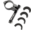 GUB Bicycle Bottle Cage Adapter Mount Adjustable MTB Road Bike Handlebar Water Bottle Holder Seat Post Mount (Black)