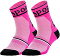 Cycling Socks Pro Mens Womens Riding Socks Bicycle Bike Sport Ankle Athletic Socks XC MTB BMX Black White Pink Blue Green