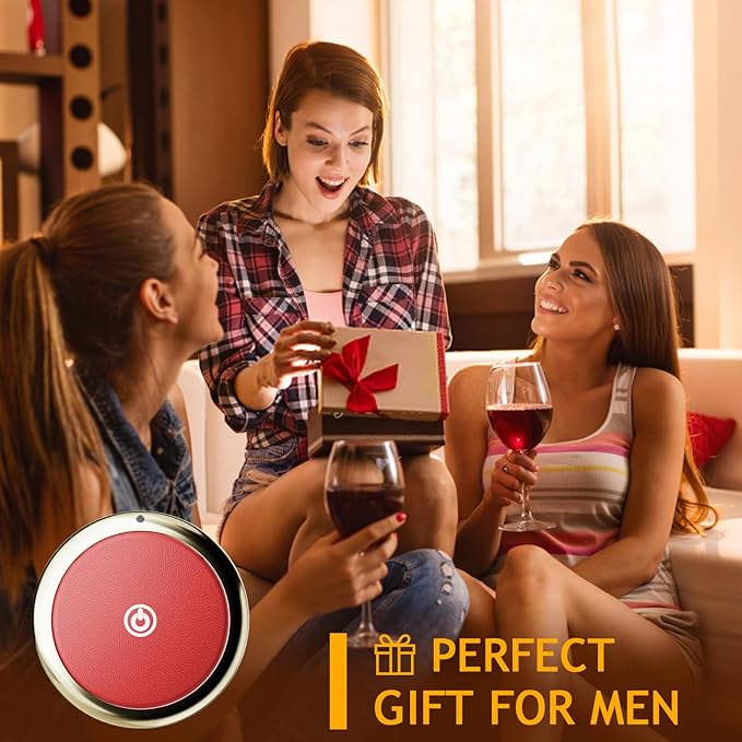 Tracker Finder Works for Apple Find My (iOS Only) GPS Tracker for Luggage Keys Backpack (Red, 1Pack)