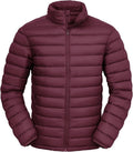 Men's Lightweight Packable Puffer Jacket Insulated Warm Winter Jackets Puffy Coat for Ski Hiking Travel