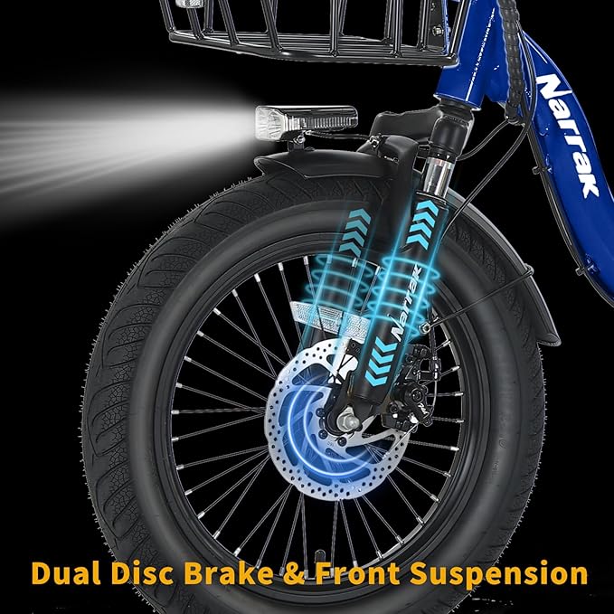 Electric Tricycle for Adults,Fat Tire Folding Electric Trike,3 Wheels Electric Bicycle Bikes, Peak 700W Step-Thru Etrike with 468WH Removable Battery and Large Basket for Women Men