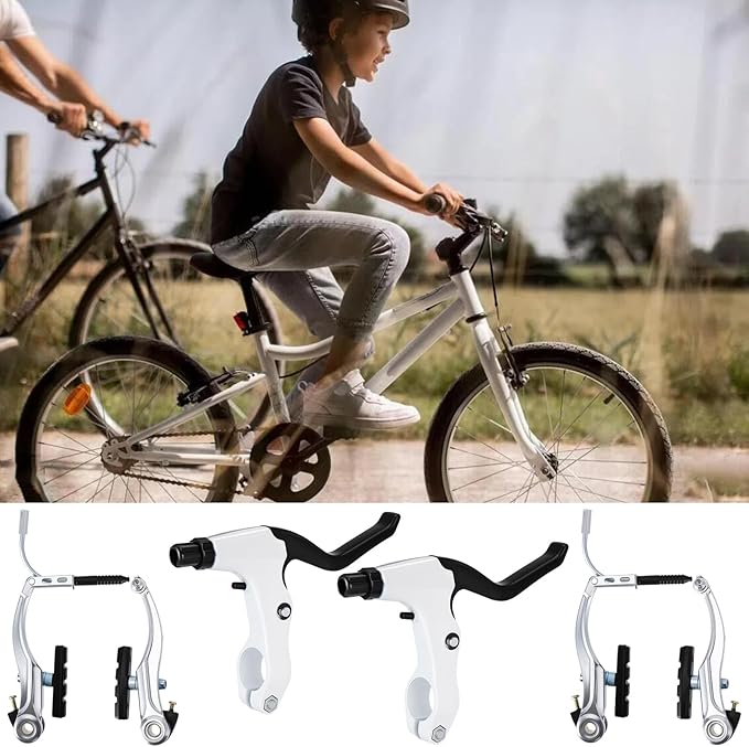 V Bike Brakes,Complete Universal Bicycle Brakes,Include V Brakes,Bike Brake Cable,Bike Brake Levers-Tool Wrenches,for Most Mountain Bikes and Road Bikes