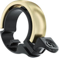 Knog Oi Bike Bicycle Bell - Original Luxury Styles, Built-in Cable Clip, Adult/Youth Bicycle Bell (Black, Copper, Brass, Aluminum)